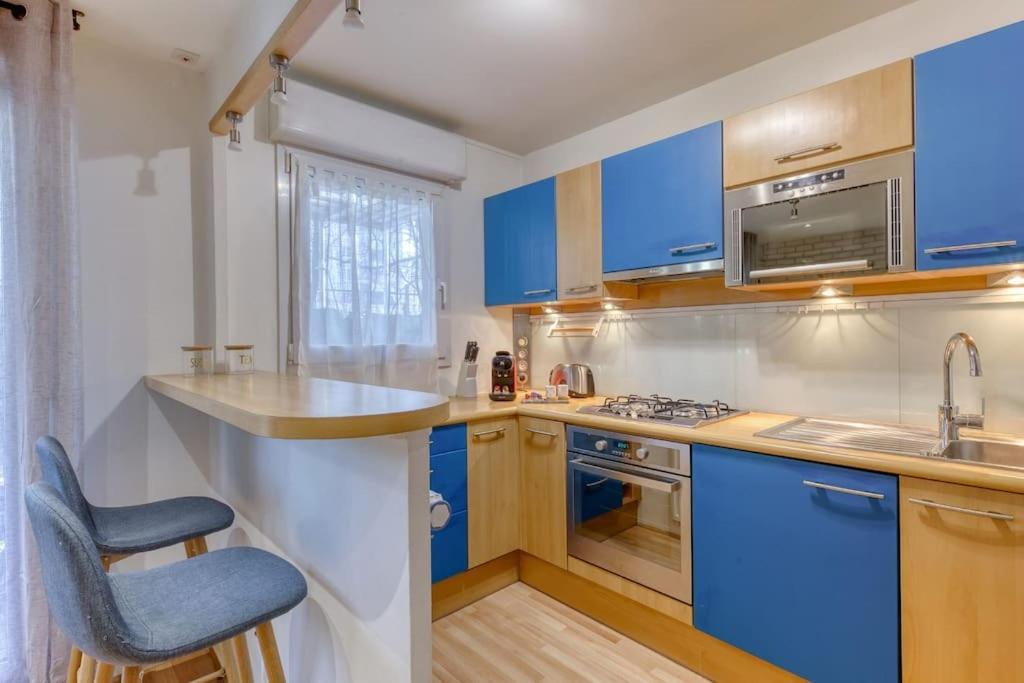 La Pepite Bleue De Nanterre Apartment Exterior photo